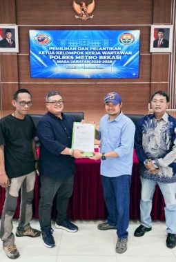 Ketua Pokja Wartawan Polres Metro Bekasi, Suryo Daryono Resmi Terpilih Periode 2026-2028.