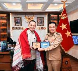 Bupati Humbahas Ajukan Audiensi dengan Sesmilpres, Dorong Program Strategis Daerah Sejalan Prioritas Nasional