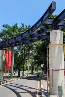 Pembangunan JPO Estetik di Cibinong Bogor Capai Progres Signifikan, Siap Jadi Ikon Baru