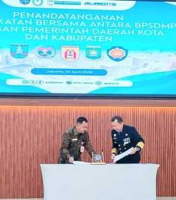 Perkuat Layanan Transportasi, Pemkab Humbahas Jalin MoU dengan BPSDM Perhubungan Kemenhub RI