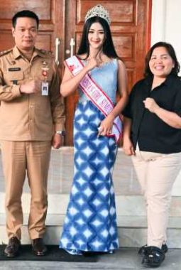 Restu Putri Munthe, Juara 1 Indonesia’s Girl Sumut, Audiensi dengan Bupati Humbahas