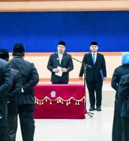 Bupati Deli Serdang Lantik 29 Pejabat dan Kepala Sekolah, Tekankan Evaluasi Kinerja dan Integritas