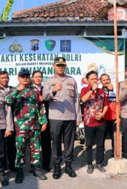 Peringati HUT Bhayangkara ke-80, Polres Kendal Laksanakan Donor Darah dan Bansos di Ngampel