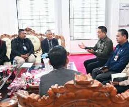 Bupati Humbahas Terima Audiensi Pengurus Gereja Pentakosta Indonesia