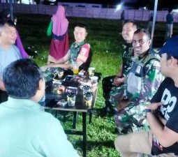 TNI-POLRI Turut Mengamankan Kegiatan Pasar Malam “Hoya-Hoya” di Desa Tanjung Padang