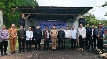 Bupati Humbahas Letakkan Batu Pertama Pembangunan GBI Jemaat Hutapaung