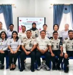 Rutan Kelas IIB Humbahas Gelar Donor Darah Sambut HUT ke-81 RI