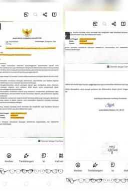 Surat Penegasan Wabup Humbahas Ke Sekda Jadi Sorotan, Mengapa Tak Ditembuskan kepada Bupati?