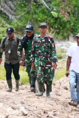Bupati Humbahas Tinjau Progres Rehabilitasi Sawah Tahap II di Onan Ganjang