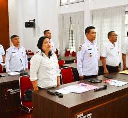 Bupati Humbang Hasundutan Ikuti Sosialisasi Program Pemulihan UMKM Terdampak Bencana