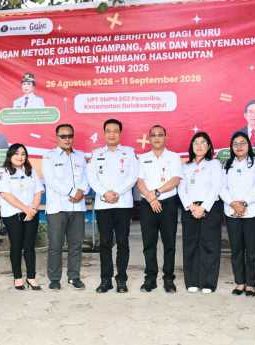 Bupati Humbang Hasundutan Buka Pelatihan Pandai Berhitung bagi Guru dengan Metodikasi