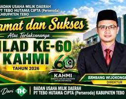 60 Tahun KAHMI Mengabdi, PT Tebo Hutama Cipta: Terus Berkarya, Bersatu dalam Gagasan untuk Indonesia