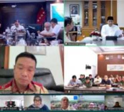 Bupati Humbahas bersama Ketua DEN Rapat Persiapan Peresmian TSTH2