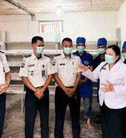 Dinas Kesehatan Tapteng Gelar Inspeksi Kesehatan Produksi Tempe di Lapas Kelas IIA Sibolga