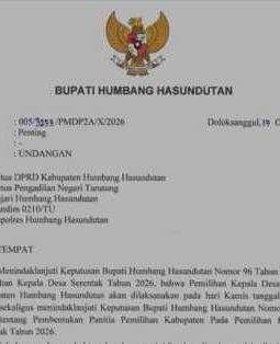 Jelang Pilkades Serentak 22 Oktober, Pemkab Humbahas Gelar Rapat Koordinasi